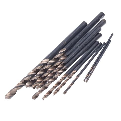 HSS Drill bit Set, Premium high Speed Steel Twist Drills with Cutting Edges for Wood Plastic and Carving Projects 10 piece Set Sizes 0.8mm to 3.0mm in Kuwait