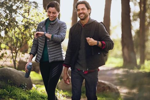 Fitbit Charge 3 Fitness Activity Tracker, Rose Gold/Blue Grey, One Size (S & L Bands Included) (Renewed) in Kuwait
