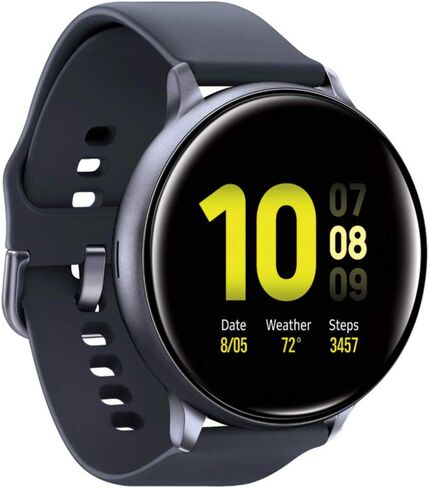 Samsung Galaxy Watch Active2 (44mm), Aqua Black, US Version (Renewed) in Kuwait