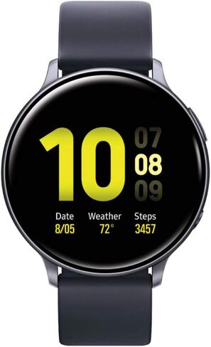 Samsung Galaxy Watch Active2 (44mm), Aqua Black, US Version (Renewed) in Kuwait