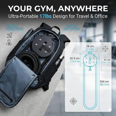 Professional Endless Rope Climbing Machine For Home Gym 330lb Capacity Adjustable Tension Fitness Equipment For Full Body Conditioning No Assembly Workout Tool in Kuwait