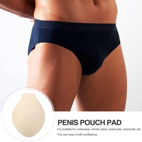 SOIMISS Underwear Swim Briefs Pad Enlarge Enhancing Cup Sponge Mats Swimwear Coasters Trunks Cups 4 Pcs Yellow in Saudi Arabia