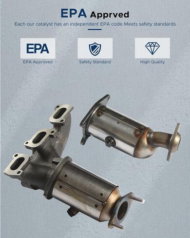 المحول الحفاز الفولاذ المقاوم للصدأ مناسبة مباشرة للفولاذ 2005-2016 فورد E350 E450 Super Duty V8 5.8 L. in Kuwait