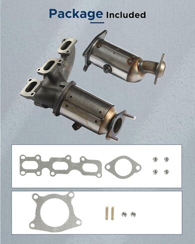 المحول الحفاز الفولاذ المقاوم للصدأ مناسبة مباشرة للفولاذ 2005-2016 فورد E350 E450 Super Duty V8 5.8 L. in Kuwait