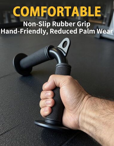 Tricep V Bar Cable Attachment, Non-Slip Rubber Grip Tricep Bar for Gym Cable Machine, Tricep Pull Down Attachment for Arm Training in Kuwait