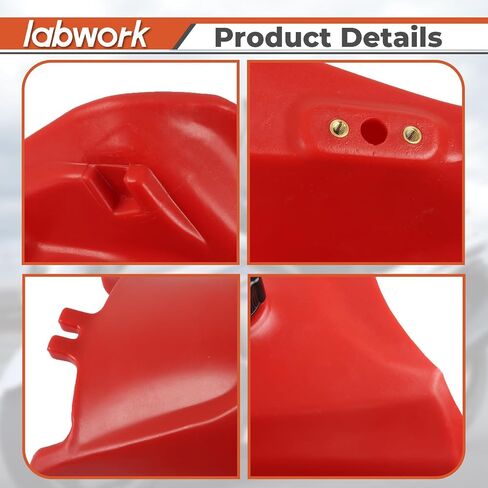 labwork Fuel Tank Replacement for Honda 1993-2000 FourTrax300 TRX300 2x4 TRX300FW 4x4 with Cap and Fuel Petcock Red Plastic 11325-123 in Saudi Arabia