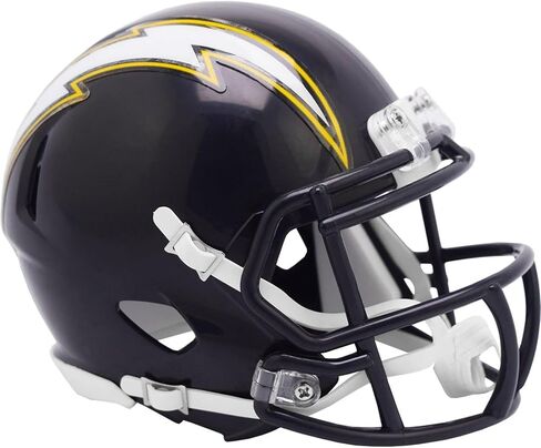 خوذة Riddell San Diego Chargers المصغرة طبق الأصل من NFL Throwback مع قناع Z2B in Kuwait
