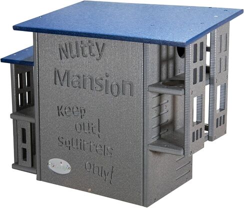 JCS Wildlife Nutty Mansion Squirrel House - مأوى فسيح ومتين وصديق للبيئة للحياة البرية في الفناء الخلفي (أسمر/أخضر) in Kuwait