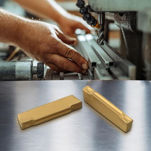 CVD Coated Carbide Inserts for MGMN200 300 400 500 NC3020 Grooving Lathe Tool for Stainless Steel Cast Iron Machining High Wear Resistance(MGMN200) in Kuwait