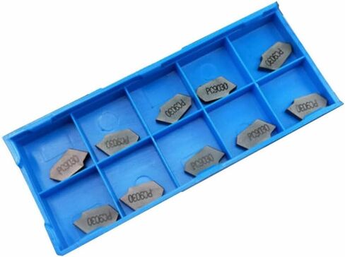 10Pcs SP300 PC9030 ZQMX3N Grooving Insert Carbide for Semi-Finishing Steel Cast Iron High Grip Resistance Easy Replace in Kuwait