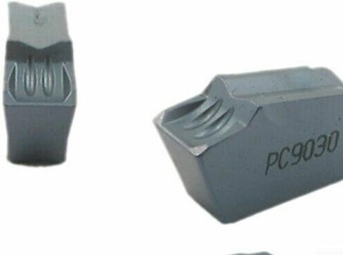 10Pcs SP300 PC9030 ZQMX3N Grooving Insert Carbide for Semi-Finishing Steel Cast Iron High Grip Resistance Easy Replace in Kuwait