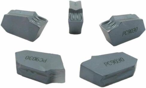10Pcs SP300 PC9030 ZQMX3N Grooving Insert Carbide for Semi-Finishing Steel Cast Iron High Grip Resistance Easy Replace in Kuwait