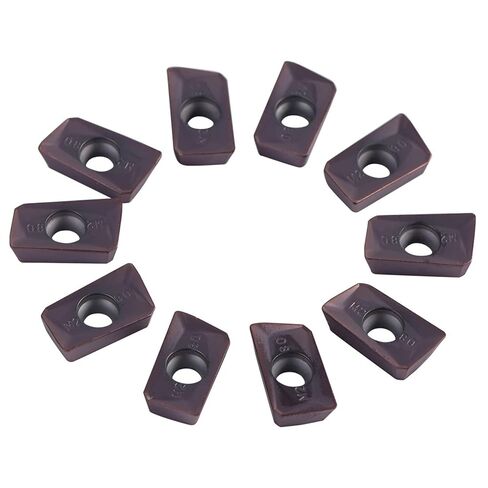 10Pcs High Quality CNC Carbide Tips Inserts Blade Cutter Lathe Turning Tools With Box for Processing Soft Material in Kuwait