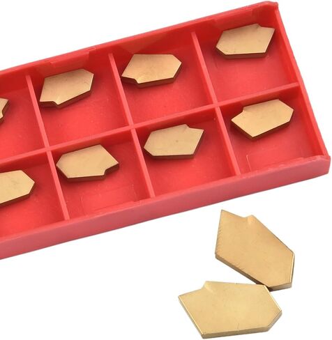 10pcs ZQMX 3N11-1E Carbide Grooving Inserts for CNC Lathe, 3mm Width SP300 GTN-3 Cutting Tools for Steel and Cast Iron Semi-Finishing in Kuwait