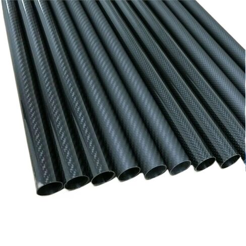 Carbon Fiber Tube Lengthen 1200mm1500mm2000mm Diameter10mm-25mm-53mm Model Accessories Robot arm(20x16x2000MM 2PCS) in Saudi Arabia