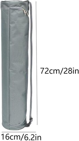 Yoga Mat Storage Bag with Adjustable Strap Water-proof Oxford Cloth Carrier for Travel & Gym (72x16x16cm, Grey) in Saudi Arabia