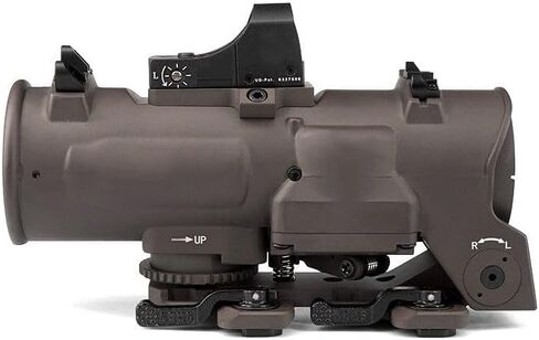 1-4x GEN3 RifleScope ثلاثي الأبعاد ثابت مجال رؤية مزدوج بإضاءة حمراء نطاق بصري مع مجموعة رؤية منعكسة مدمجة بنقطة حمراء صغيرة RMR/DOTCER، مع إطلاق سريع QD، مناسب لسكك Picatinny مقاس 20 مم in Kuwait
