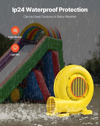 منفاخ Happybuy القابل للنفخ، يتميز بخيارات طاقة 680 وات و750 وات مع محرك بقوة 1.0 حصان. هذه المضخة التجارية، تعمل بسرعة 3400 دورة في الدقيقة كحد أقصى. أصفر. in Kuwait