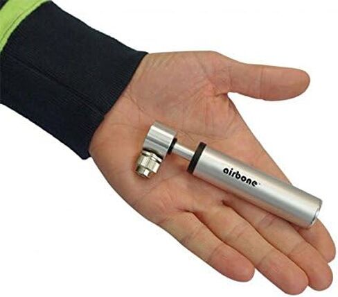 Airbone ZT702 Supernova Ultra-Compact Bicycle Pump for Schrader/Presta (9.9cm) Silver in Kuwait