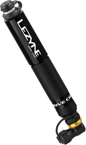 LEZYNE Pocket Drive CO2 Bike Hand Pump with CO2 Chuck - Presta & Schrader Compatible ABS Flex Hose, High-Pressure 160 PSI/11 Bar Aluminum Tire Inflator, Includes Bicycle Frame Mount, 16g Cartridge | co2-bike-pump-systems in Kuwait