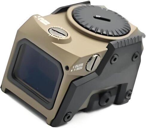 3.3 MOA Motion-Activated Mini Red Dot Compact Reflex Sight，FMC Lens Optics Scope，8 Day & 2 Night Brightness，with MOS/RMR Footprint Plates Base & 20mm Rail Riser Mount，Tan in Kuwait