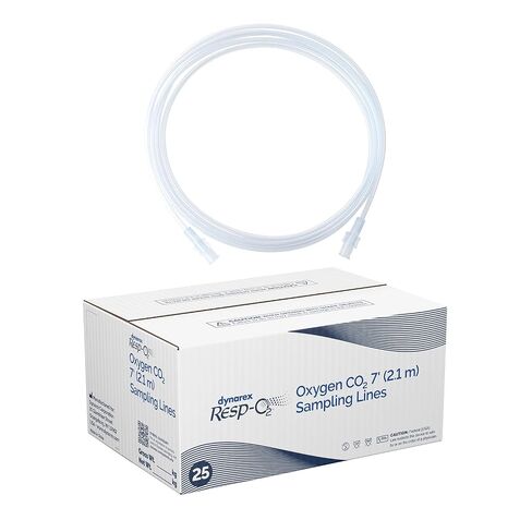 Dynarex 33082 Oxygen CO2 Sampling Line, Female/Female Connection, 3" Diameter, 7" Length, Pack of 25 in Kuwait