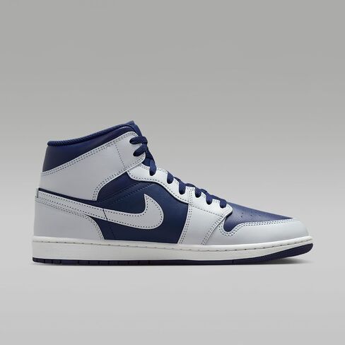 Air Jordan 1 Mid Men's Shoes (Blue Void/Summit White/Hot Lava/Pure Platinum) in Kuwait