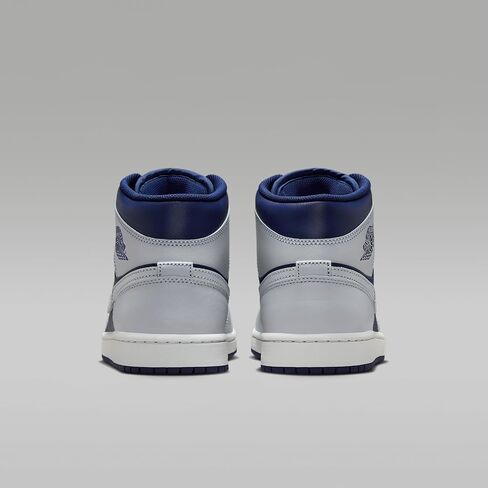 Air Jordan 1 Mid Men's Shoes (Blue Void/Summit White/Hot Lava/Pure Platinum) in Kuwait
