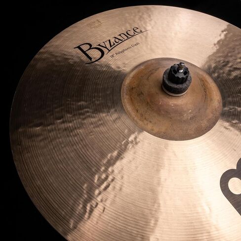 Byzance 18 بوصة تحطم بوليفونيك تقليدي مع جرس خام - صنع في تركيا - برونز B20 مطروق يدويًا، ضمان لمدة عامين in Kuwait