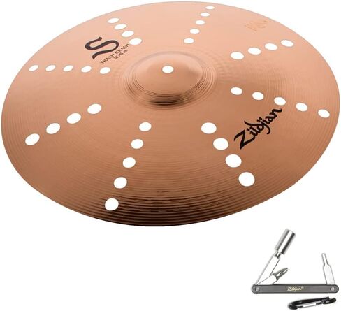 ZILDJIAN S18TCR 18-INCH S FAMILY TRASH CRASH CYMBAL W/BRIGHT SOUND - BRILLIANT With ZKEY in Kuwait