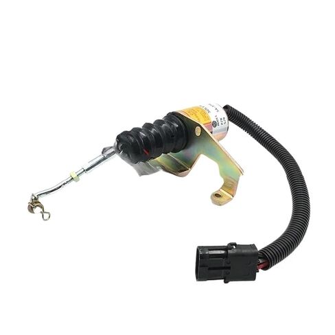 1PCS Suitable for Yc85-8 Flameout Solenoid Valve Engine Flameout Switch Flameout Oil Cut-Off Solenoid Valve Excavator in Kuwait