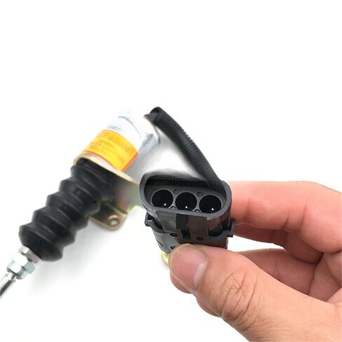 1PCS Suitable for Yc85-8 Flameout Solenoid Valve Engine Flameout Switch Flameout Oil Cut-Off Solenoid Valve Excavator in Kuwait