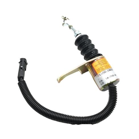 1PCS Suitable for Yc85-8 Flameout Solenoid Valve Engine Flameout Switch Flameout Oil Cut-Off Solenoid Valve Excavator in Kuwait