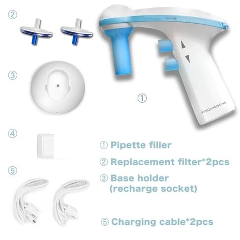 Pipette, Pipette, Large Capacity Electric Filler Pump 0.1-100ml Volume Automatic Laboratory in Kuwait