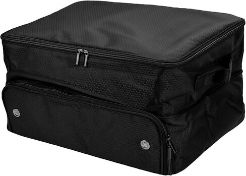 Diydeg Golf Trunk Organizer, Oxford Fabric Water Proof Car Trunk Locker with Separate Ventilated Compartment for Shoe Storage, for Balls, Clothes, Tees and Gloves in Kuwait