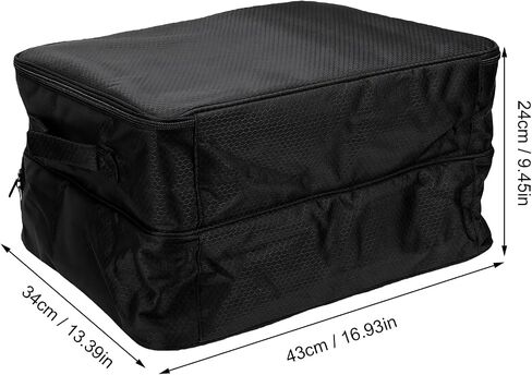 Diydeg Golf Trunk Organizer, Oxford Fabric Water Proof Car Trunk Locker with Separate Ventilated Compartment for Shoe Storage, for Balls, Clothes, Tees and Gloves in Kuwait