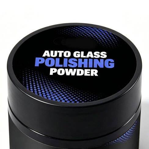 Car Glass Cleaning Powder | Waterproof Scratch Remover Restorer | Glass Repair Oil Film Polishing Powder,for Men Dad Husband Son Adults Family Truck SUV Windshield Window Mirror in Kuwait