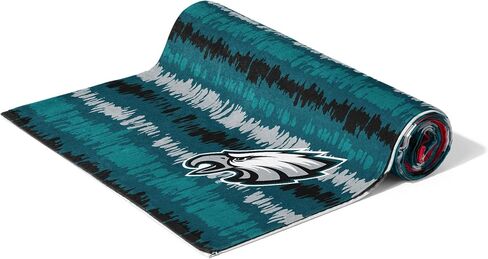 Northwest NFL Philadelphia Eagles Oversized Microfiber Beach Towel, 60 x 70 Inches – Quick Dry, Sand Resistant, Lightweight, Highly Absorbent, Shibori Design in Kuwait