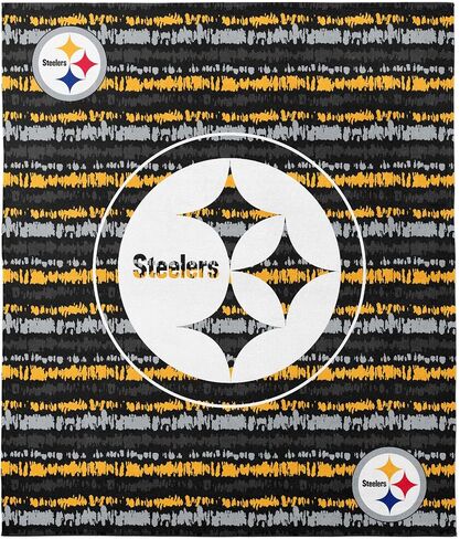 Northwest NFL Pittsburgh Steelers Oversized Microfiber Beach Towel, 60 x 70 Inches – Quick Dry, Sand Resistant, Lightweight, Highly Absorbent, Shibori Design in Kuwait