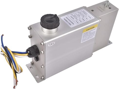 Electric Hydraulic Drum Brake Actuator 1200psi, Extruded Anodized Aluminum Housing with Color Coded Wires, Fast Braking Response for 1-3 Axle Trailers, Compatible with Drum & Disc Brakes in Saudi Arabia
