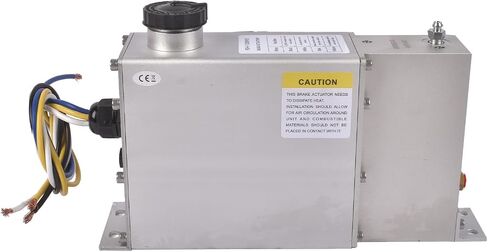 Electric Hydraulic Drum Brake Actuator 1200psi, Extruded Anodized Aluminum Housing with Color Coded Wires, Fast Braking Response for 1-3 Axle Trailers, Compatible with Drum & Disc Brakes in Saudi Arabia