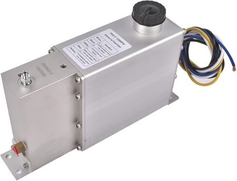 Electric Hydraulic Drum Brake Actuator 1200psi, Extruded Anodized Aluminum Housing with Color Coded Wires, Fast Braking Response for 1-3 Axle Trailers, Compatible with Drum & Disc Brakes in Saudi Arabia