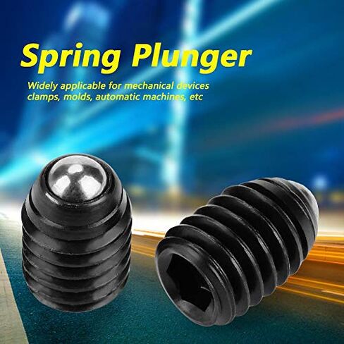 10pcs M6 Screw Thread Ball Plunger Hex Socket Spring Plunger Ball Carbon Steel Ball Spring Plungers Set (M6X8) in Saudi Arabia