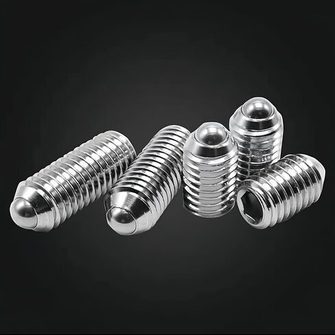 M3 x 6mm Ball Point Set Screws, Thread Hex Socket Ball Spring Plungers Set, Hexagonal Socket Ball Plunger, 20Pcs in Saudi Arabia