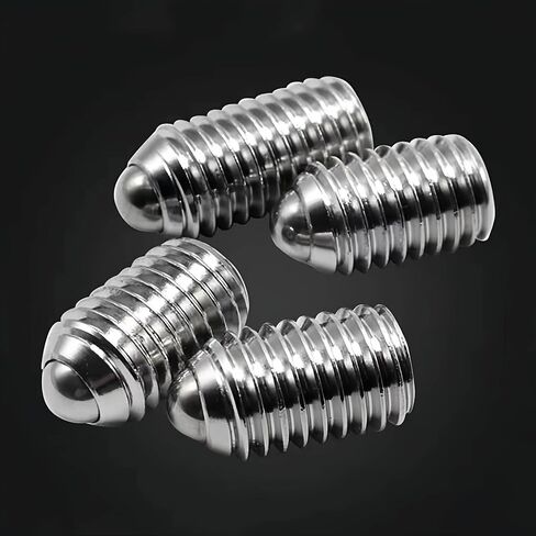 M3 x 6mm Ball Point Set Screws, Thread Hex Socket Ball Spring Plungers Set, Hexagonal Socket Ball Plunger, 20Pcs in Saudi Arabia