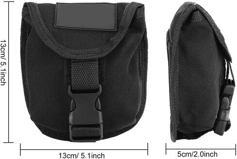 VBESTLIFE 2Kg/3Kg Diving Weight Pocket Replacement Dive Trim Counter Weight Belt Pouch with Quick Release Buckle (Red, Black)(Black 2Kg) in Saudi Arabia