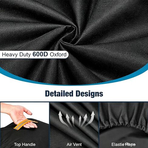 600D Robotic Pool Cleaner Cover for WYBOT C1 2023-2026 | All Weather Windproof Waterproof Dustproof Protective Cover with Adjustable Drawstring Reflective Top Handle in Kuwait