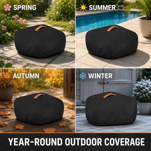 600D Robotic Pool Cleaner Cover for WYBOT C1 2023-2026 | All Weather Windproof Waterproof Dustproof Protective Cover with Adjustable Drawstring Reflective Top Handle in Kuwait