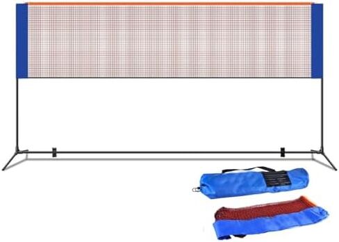 Freestanding Badminton Posts,Portable Badminton Net Stand,with Backpack and Badminton,Sports Training Equipment for Court Beach Drive (One Color Length 310cm) in Kuwait