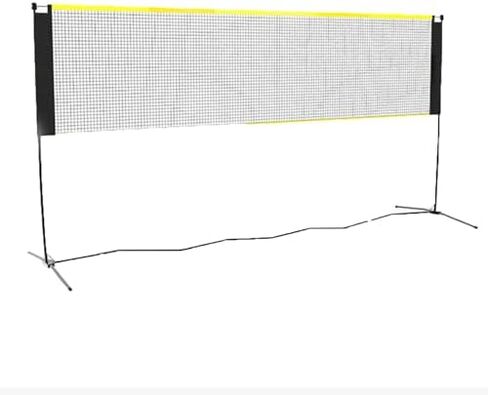 Portable Badminton Net Stand,Foldable Badminton Volleyball Combi Posts,Removable,Athletic Training Equipment for Ballpark Beach Drive (One Color Length 310cm) in Kuwait